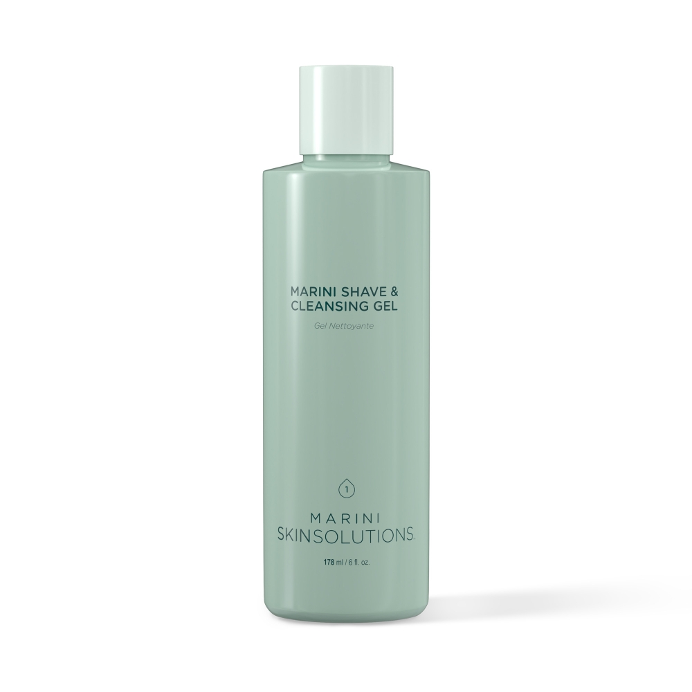 Marini Shave & Cleansing Gel Мужской гель для умывания и бритья с увлажняющим и восстанавливающим действием